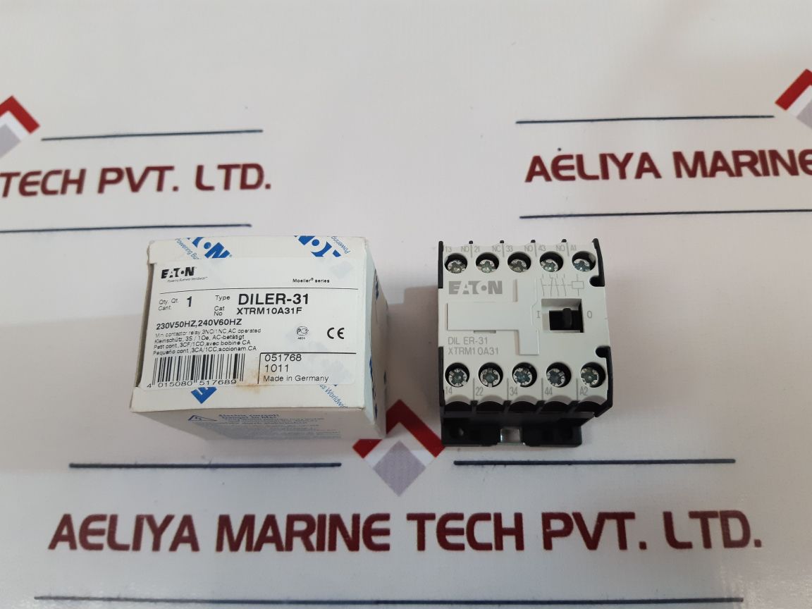 Eaton Diler-31 Mini Contactor Relay Xtrm10A31F New