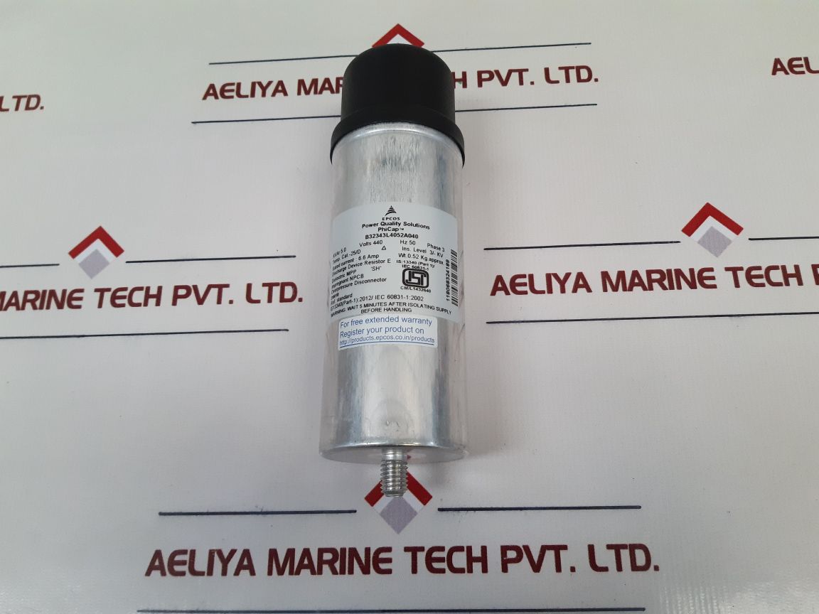 Epcos B32343L4052A040 Phicap Normal Duty Capacitor - Aeliya Marine Tech