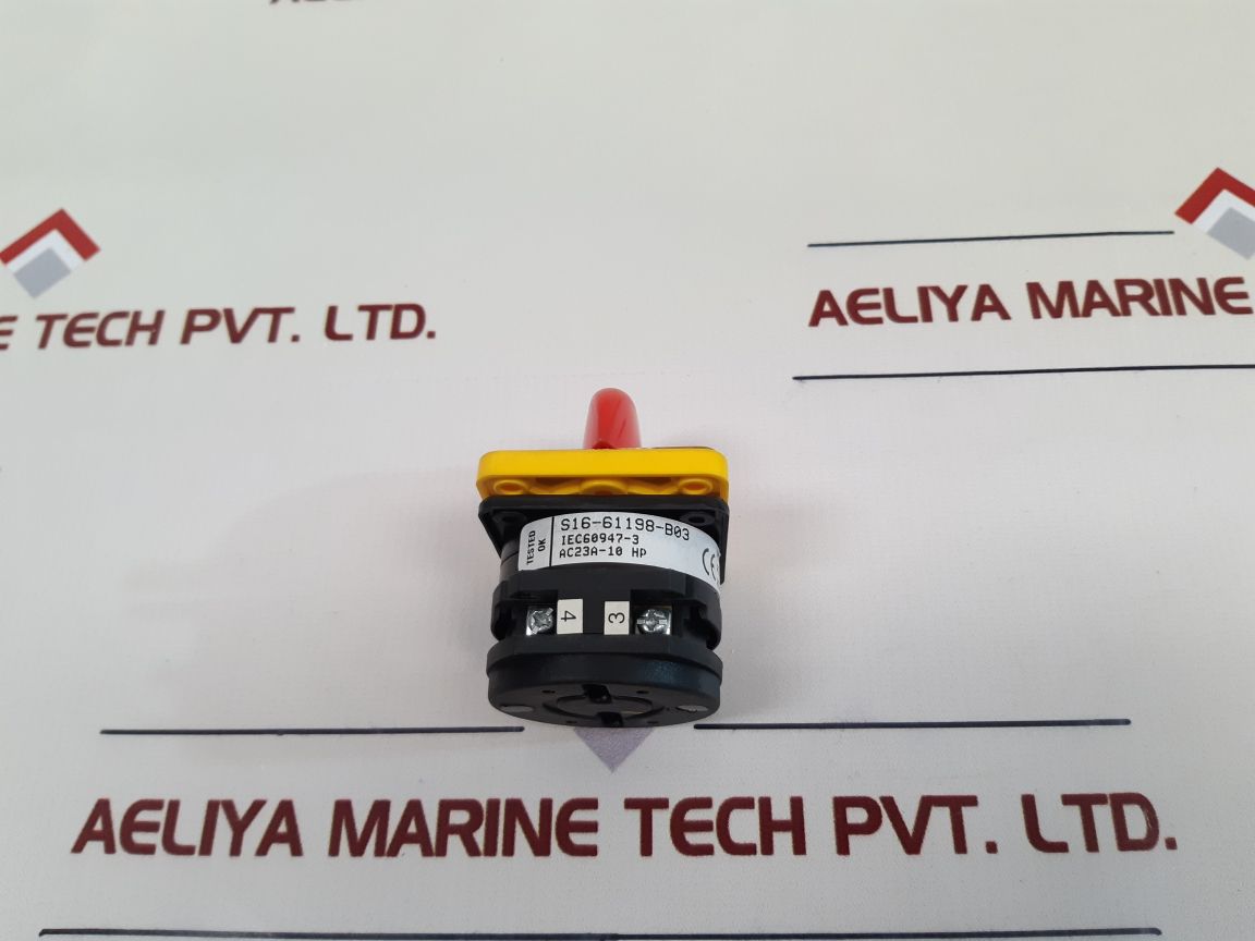 Salzer S16-61198-b03 Rotary Switch