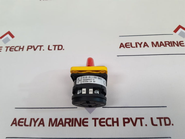 Salzer S16-61198-b03 Rotary Switch