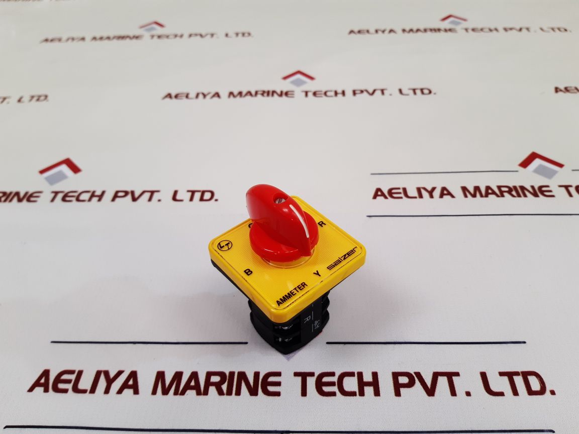 Salzer 6A-ass-b13 Ammeter Selector Switch - Aeliya Marine Tech