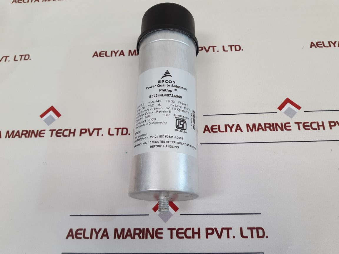 Epcos B32344b4072A540 Phicap Normal Duty capacitor - Aeliya Marine Tech