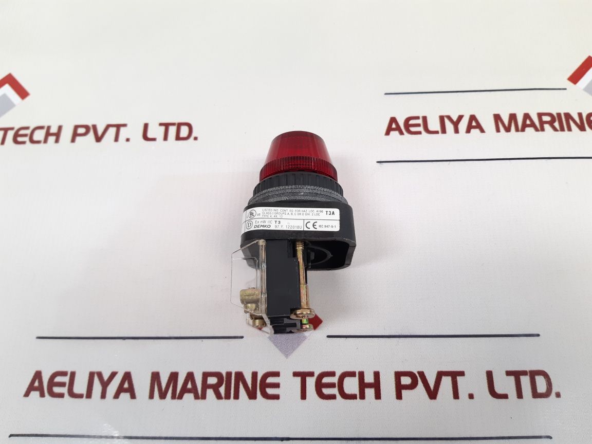 Allen Bradley 800H-qr10 Red Pilot Light 120V Ac/Dc - Aeliya Marine Tech