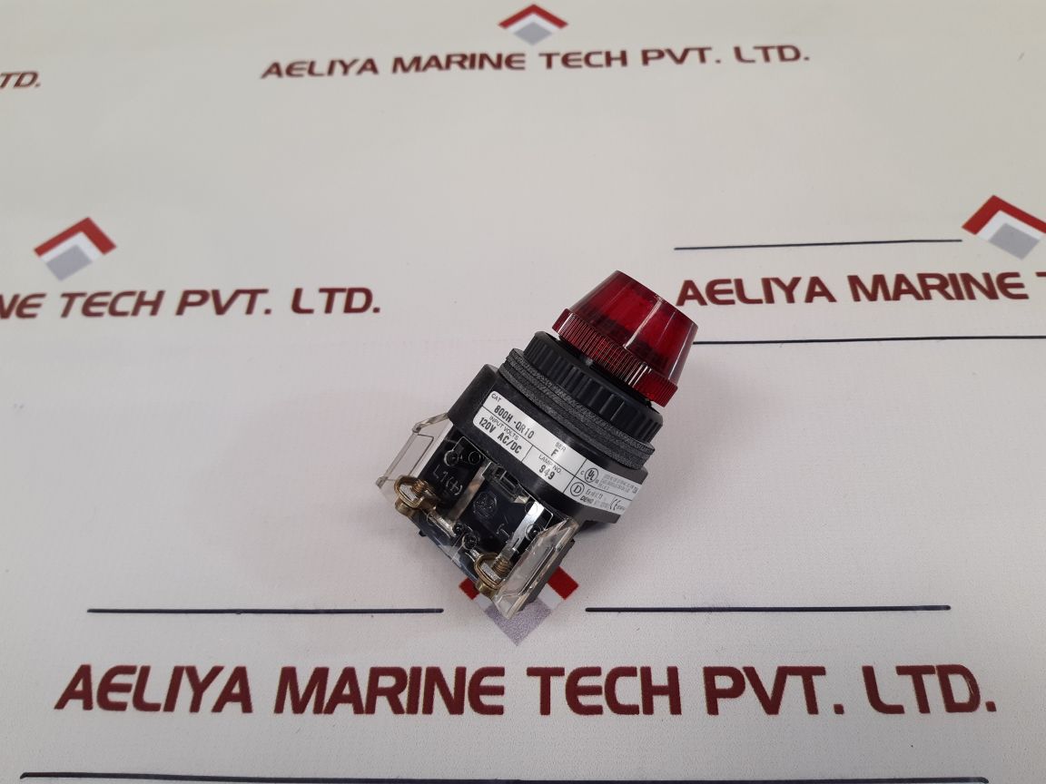 Allen Bradley 800H-qr10 Red Pilot Light 120V Ac/Dc - Aeliya Marine Tech