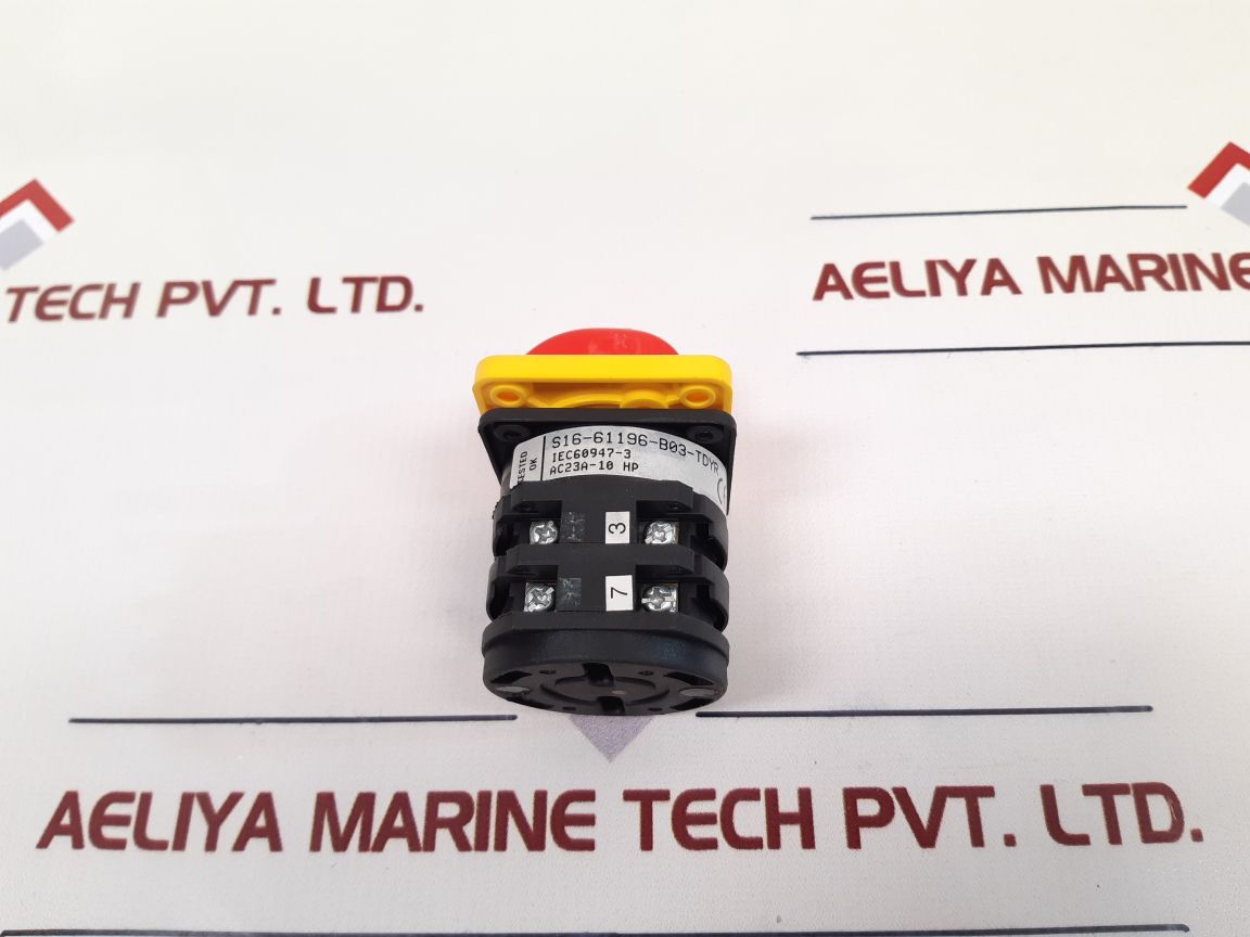 Salzer S16-61196-b03-tdyr Rotary Switches - Aeliya Marine Tech