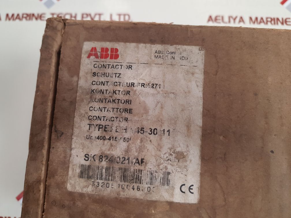 Abb Eh 145 Contactor Eh145-30-11 - Aeliya Marine Tech