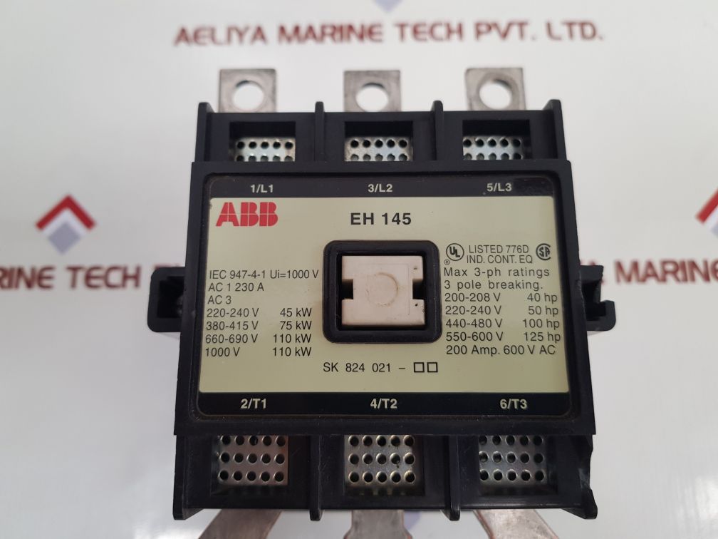Abb Eh 145 Contactor Eh145-30-11 - Aeliya Marine Tech