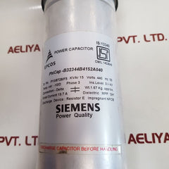 Siemens B32344B4152A040 Power Capacitor - Aeliya Marine Tech