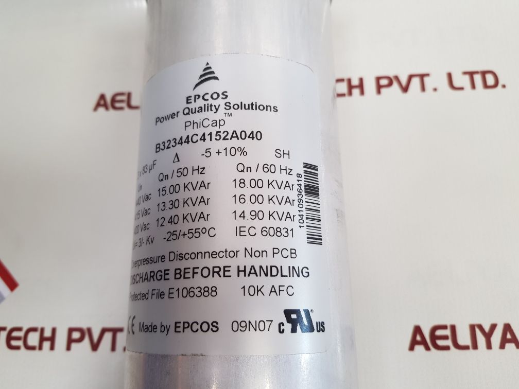 Epcos B32344C4152A040 Phicap Capacitor - Aeliya Marine Tech