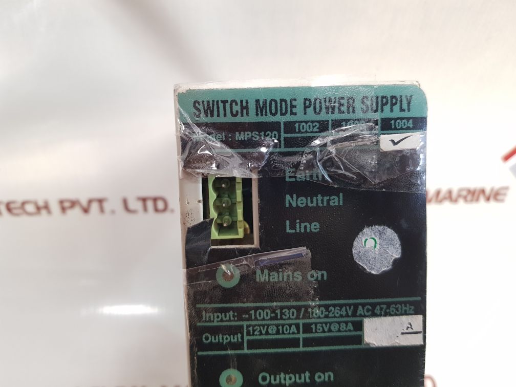 Electro Teck Engineers Mps120-1004 Switch Mode Power Supply