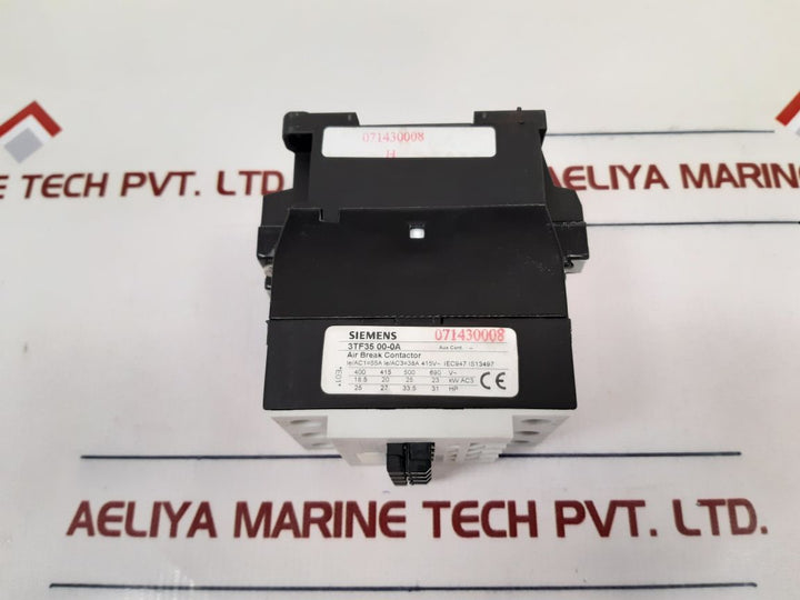 Siemens 3Tf35 00-0A Power Contactor 3Tf35