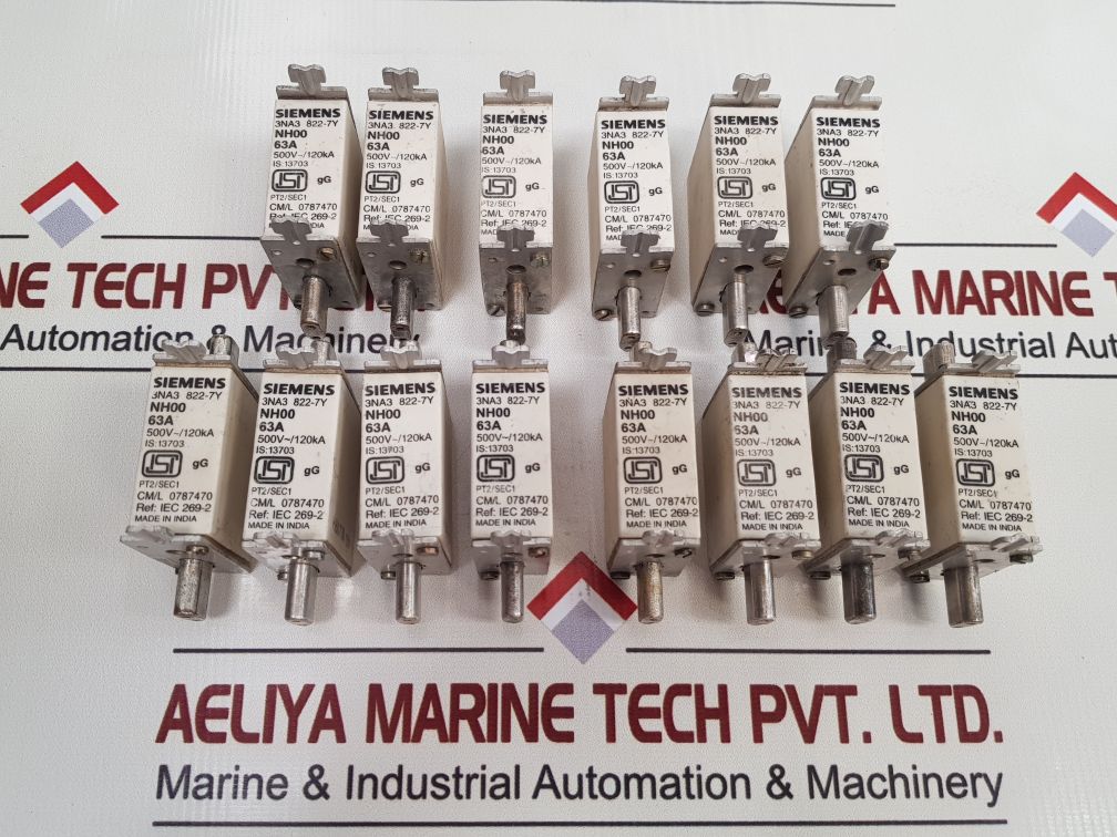 Siemens 3Na3 822-7Y Fuse 63A