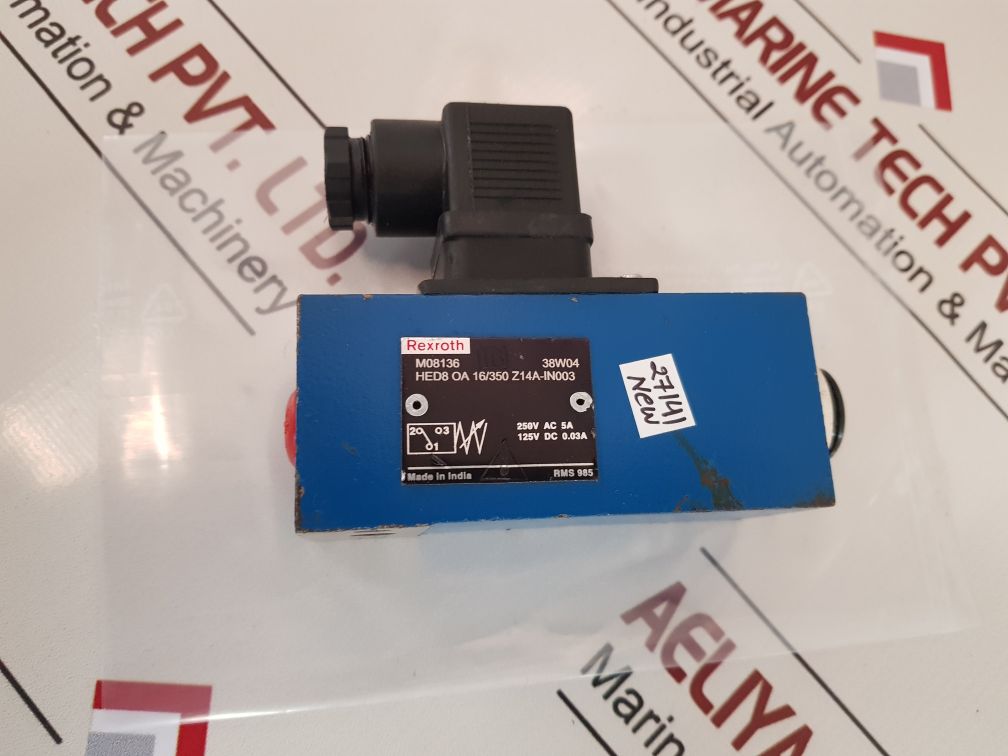 Rexroth Hed8 Oa 16/350 Z14A-in003 Pressure Switch - Aeliya Marine Tech
