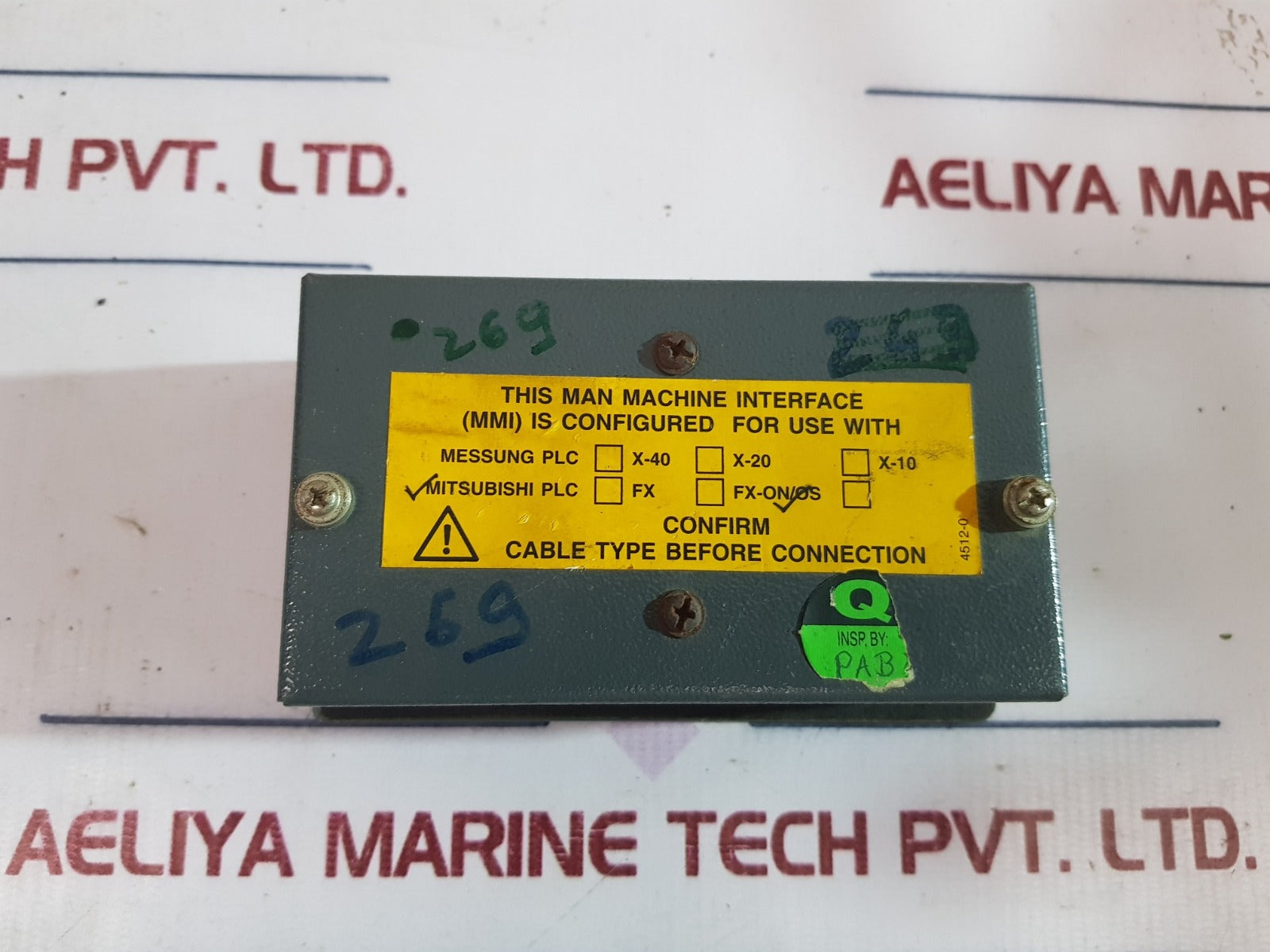Messung sljr 1602 man machine interface
