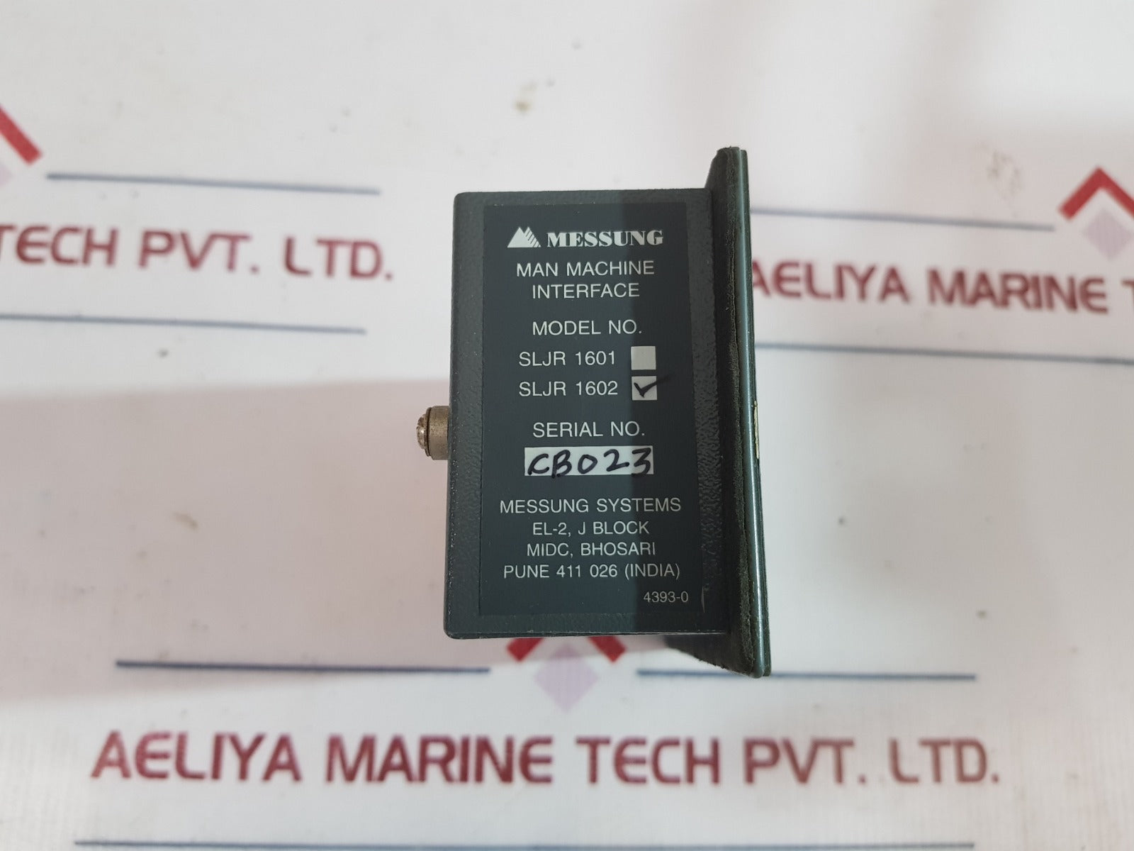 Messung sljr 1602 man machine interface