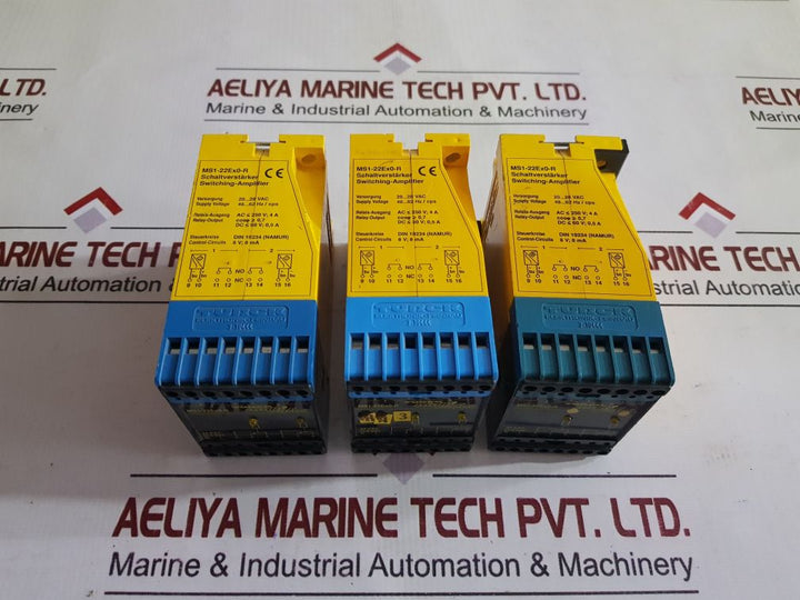 Turck Ms1-22Ex0-r Switching Amplifier 24 Vac