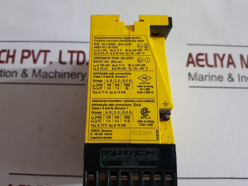 Turck Ms1-22Ex0-r Switching Amplifier 24 Vac