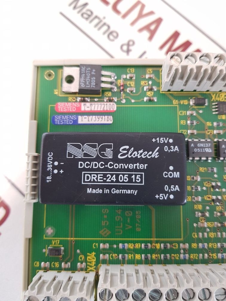 Siemens 6Se7090-0Xx84-3Db0 Digital Interface Board - Aeliya Marine Tech