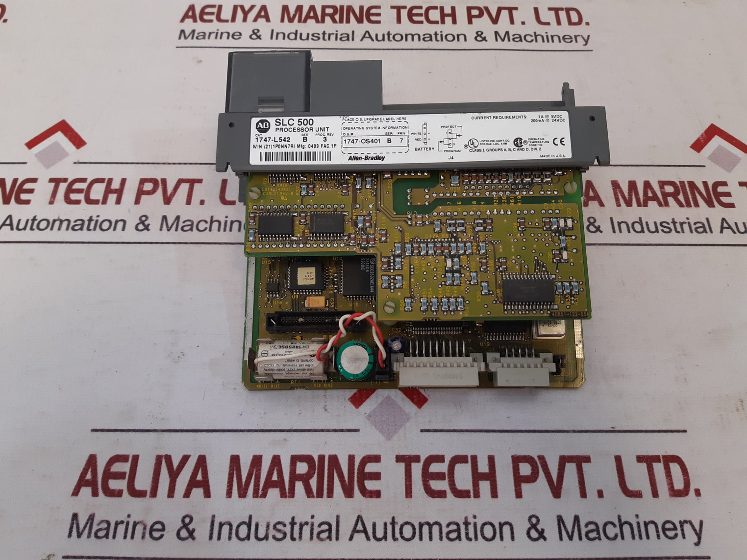 Allen-bradley Slc500 1747-l542 Processor Unit 9910