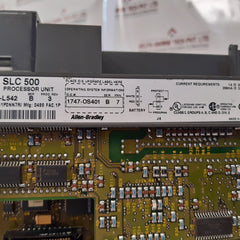 Allen-bradley Slc500 1747-l542 Processor Unit 9910