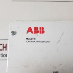 Abb Mgnd-01 Functional Grounding 3Axd50000033304 Unit