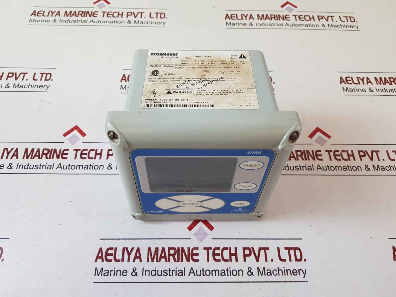 Rosemount emerson 1056-01-20-30-an liquid analyzer