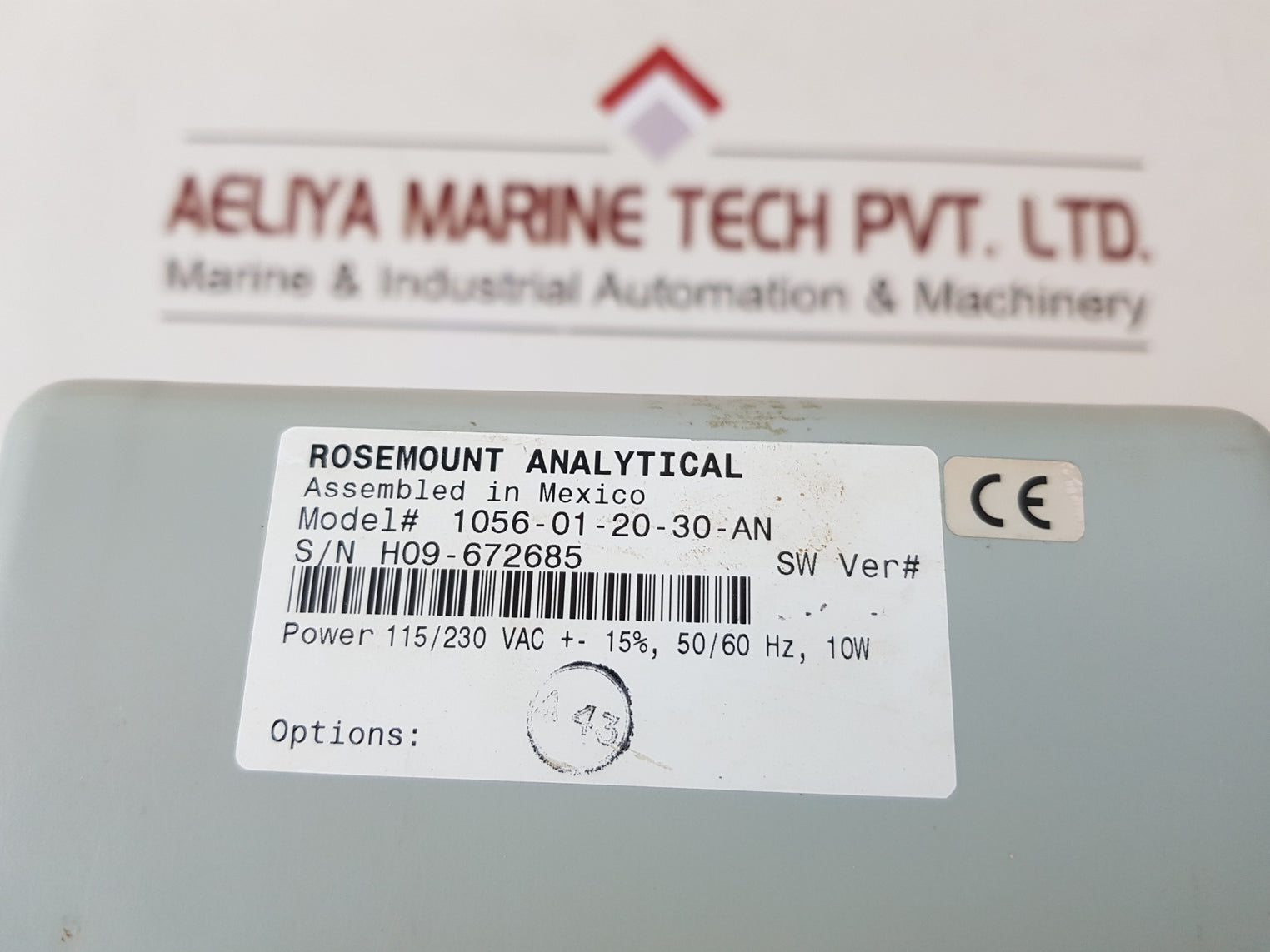 Rosemount emerson 1056-01-20-30-an liquid analyzer