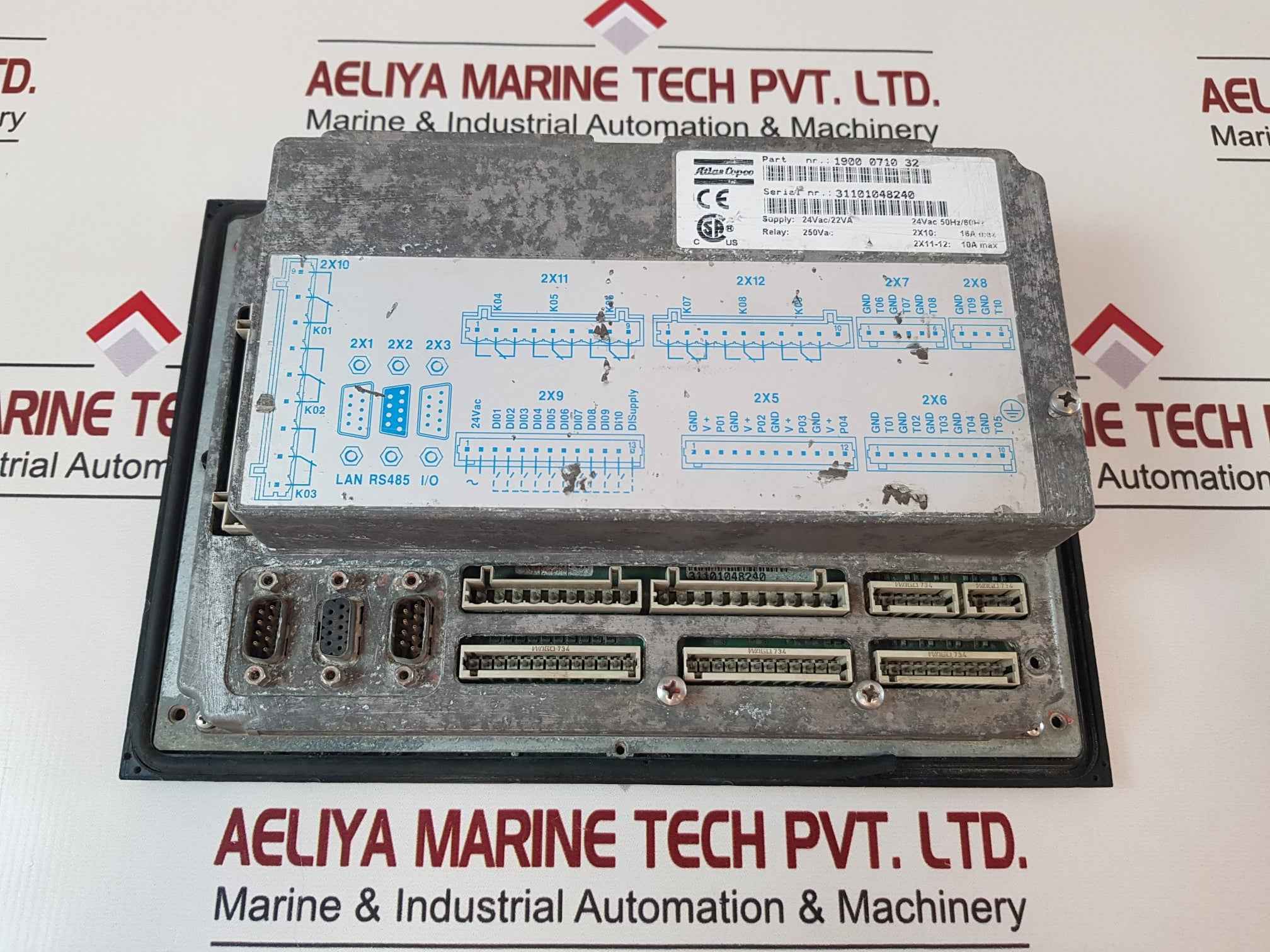 ATLAS COPCO ELEKTRONIKON 1900 0710 32 PANEL CONTROLLER Used