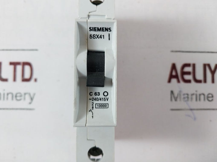 Lot of 2X SIEMENS 5SX41 Miniature Circuit Breaker 240/415 VAC 5SX41637RC