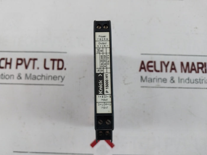 Knick P 15000 H1 Dc-isolation Amplifier 0 To 20 Ma 20 To 253 V Ac/Dc