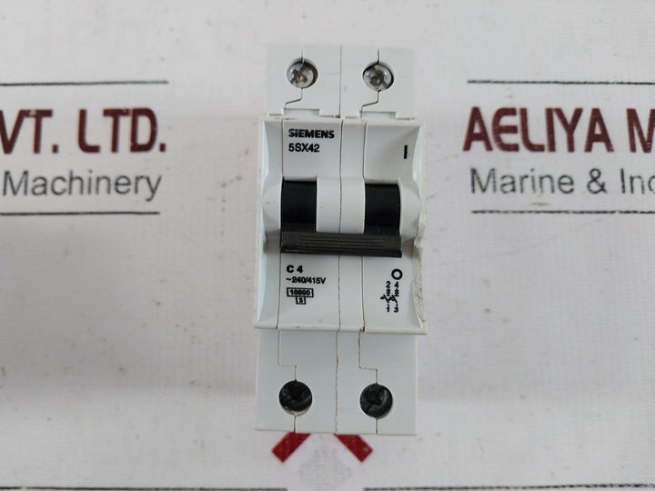 Siemens 5Sx42 C4 Circuit Breaker 240/415 Vac