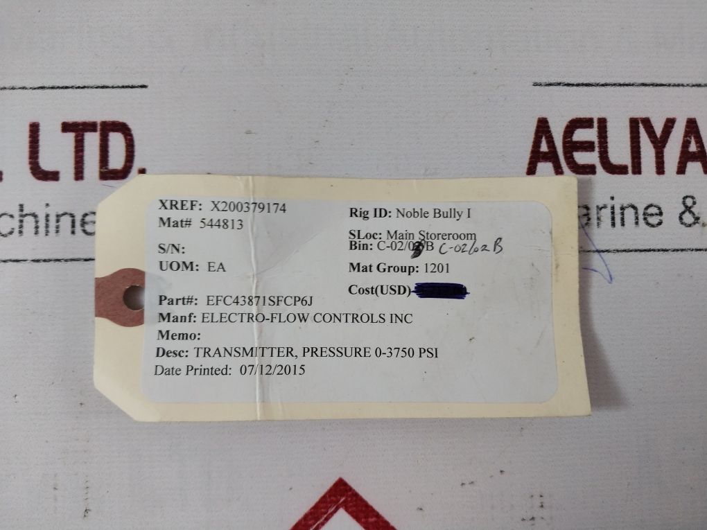 Delta Controls 387 Intrinsically Safe Pressure Transmitter 43871Sfcp6J