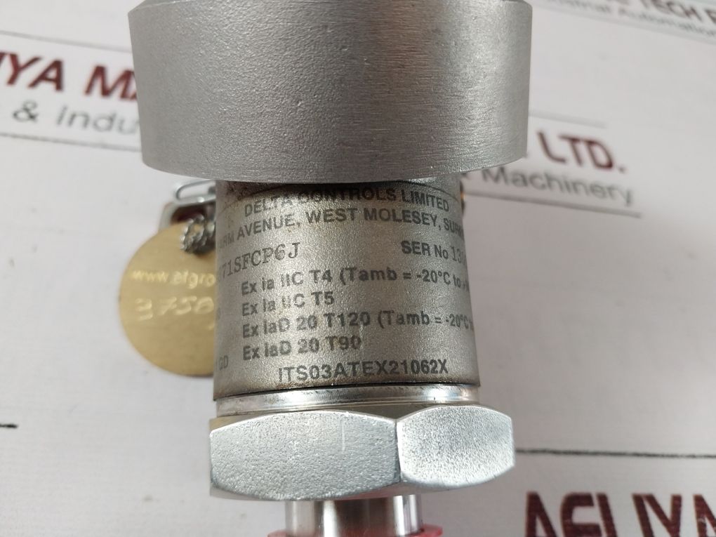Delta Controls 387 Intrinsically Safe Pressure Transmitter 43871Sfcp6J