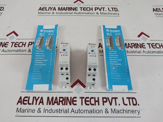 Finder 80.11.0.240.0000 Time Delay Relay 1-20 S 24-240V Ac/Dc 2.9 Va