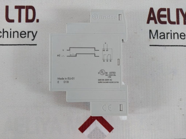 Finder 80.11.0.240.0000 Time Delay Relay 1-20 S 24-240V Ac/Dc 2.9 Va