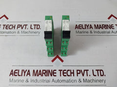 Lot Of 3X Phoenix Contact Plc-bsc-24Dc/21-21 Relay With Socket Base 250Vac/2X6A