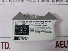 Measurement Technology Mtl 755Ac Shunt-diode Safety Barrier 3V 10?