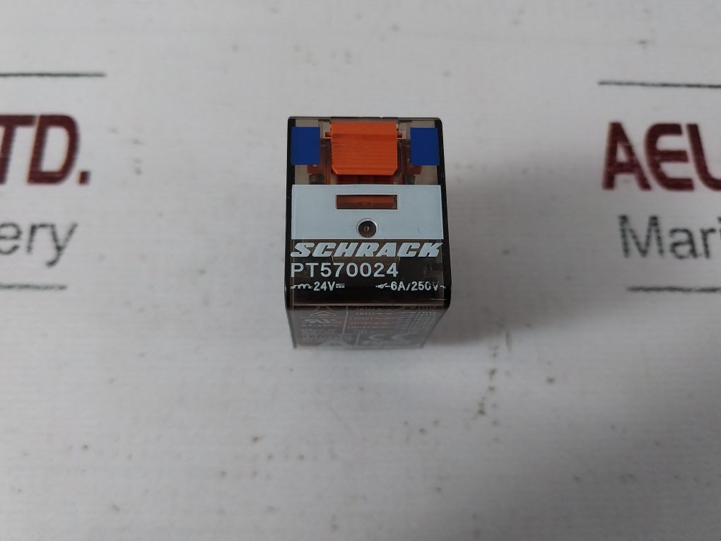 Schrack Pt570024 Relay With Pt78704 Base 10A 300Vac