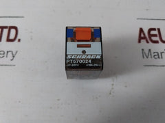 Schrack Pt570024 Relay With Pt78704 Base 10A 300Vac