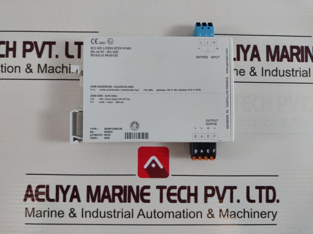 Georgin Bxnp12000-00 Isolated Converter 230-240 Vac