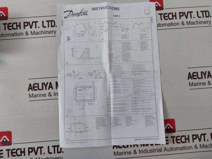 Danfoss Emp2 084G2207 Pressure Transmitter 0…6 Bar