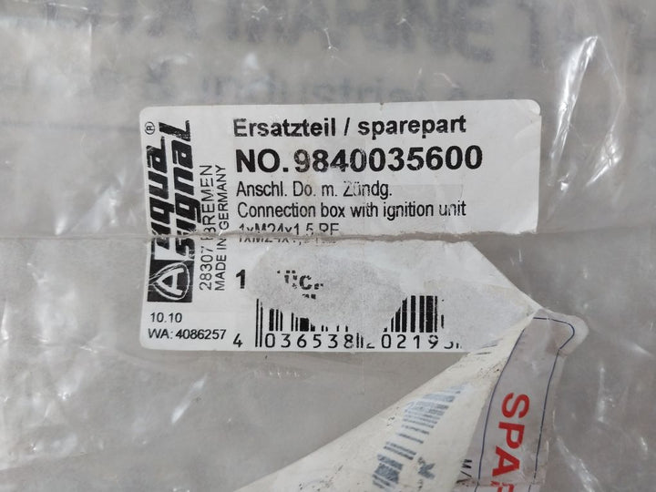 Aqua Signal 9840035600 Connection Box With Ignition Unit 8100407700