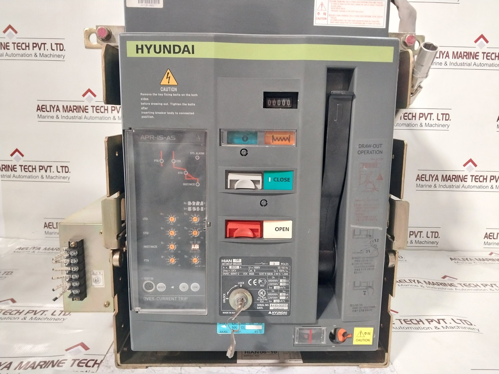 Hyundai Hian 08 Air Circuit Breaker 60947-2