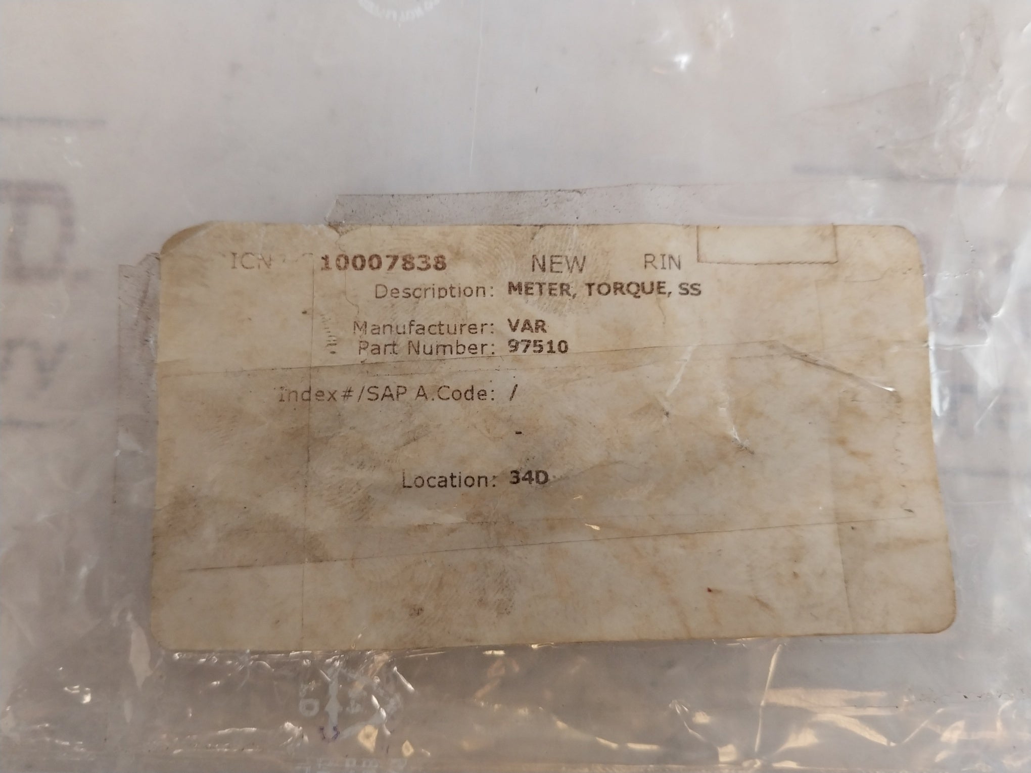 Hitec 97510 Torque Meter 0/4-20Ma 0-100 X1000 Ss