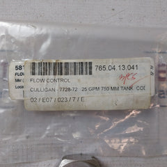 Eaton Culligan 7728-72 Flow Control Valve 25.0 Gpm