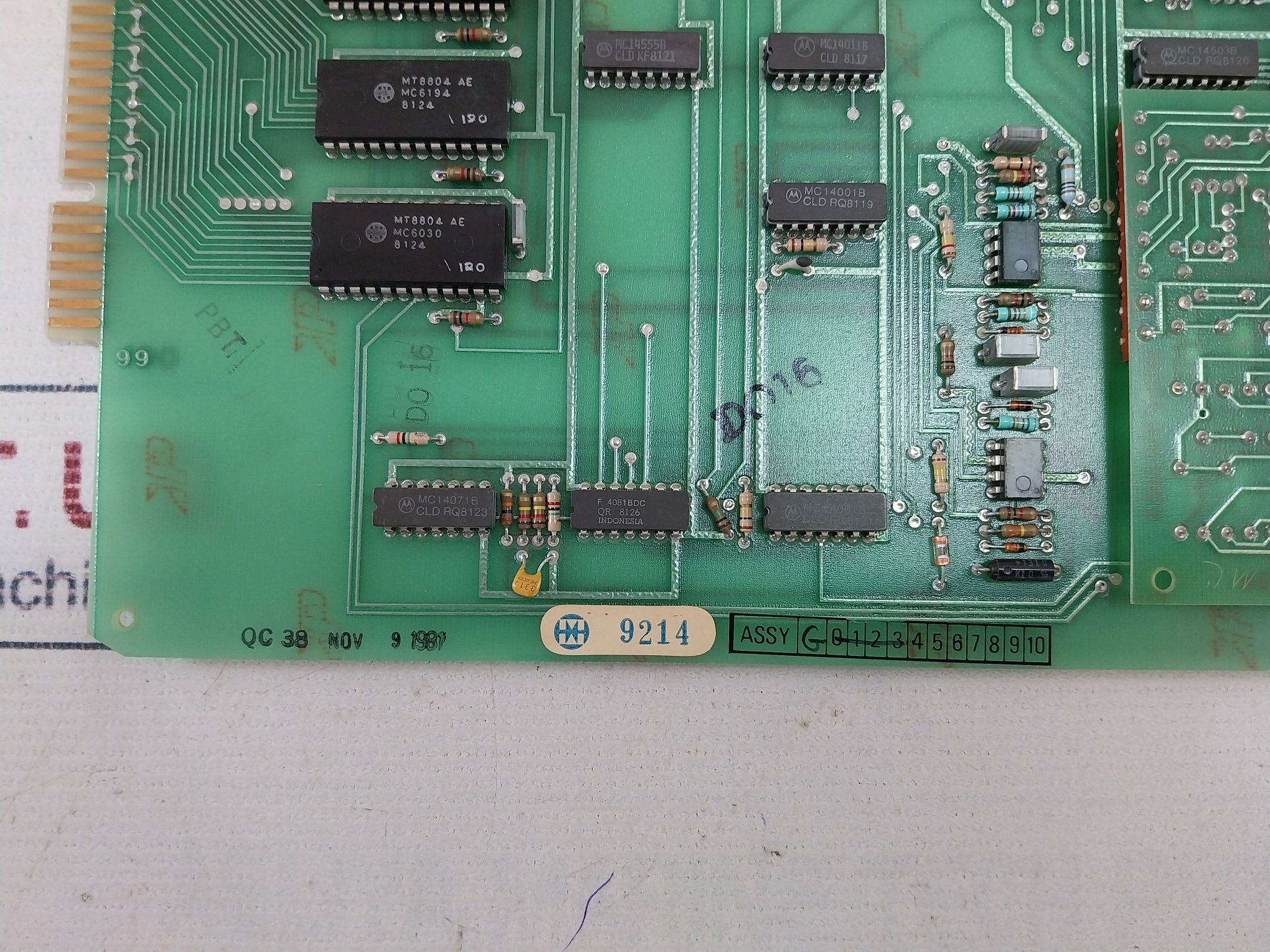 Mitel 9110-009 Dual Receiver Electronic Module