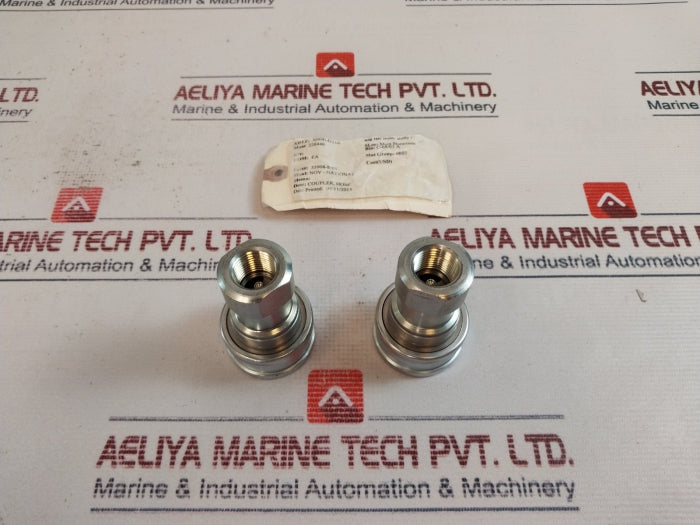 Lot of 2X Eaton Hansen Series 4 Hydraulic Couplings Quick Disconnect 55908-8-8S