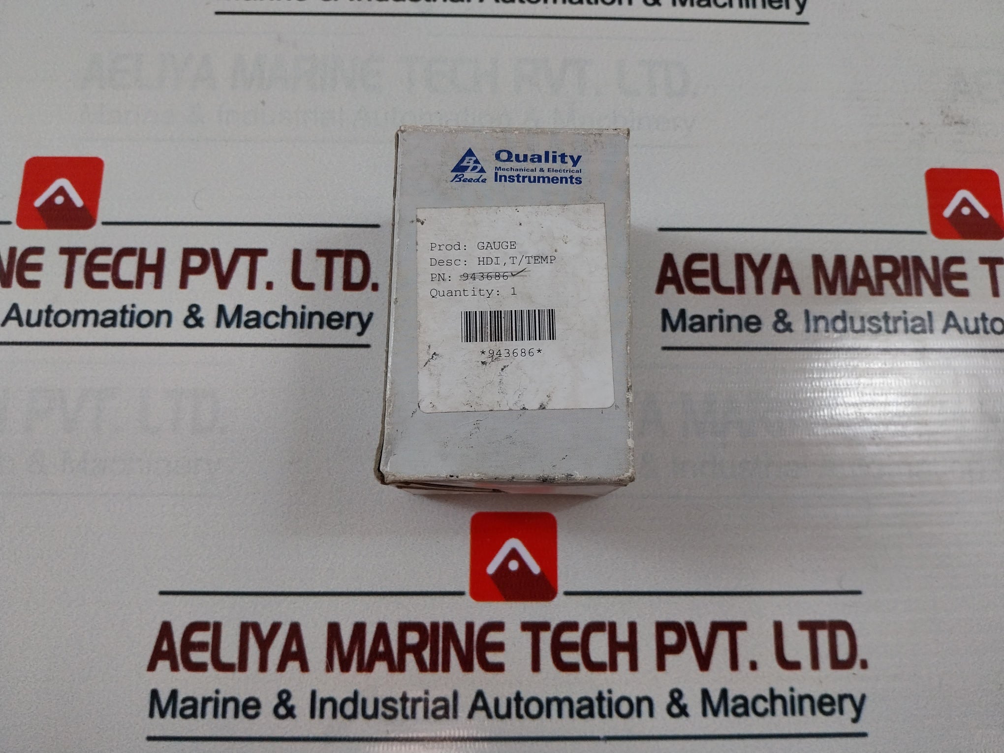 Beede 943686 Oil Temperature Gauge