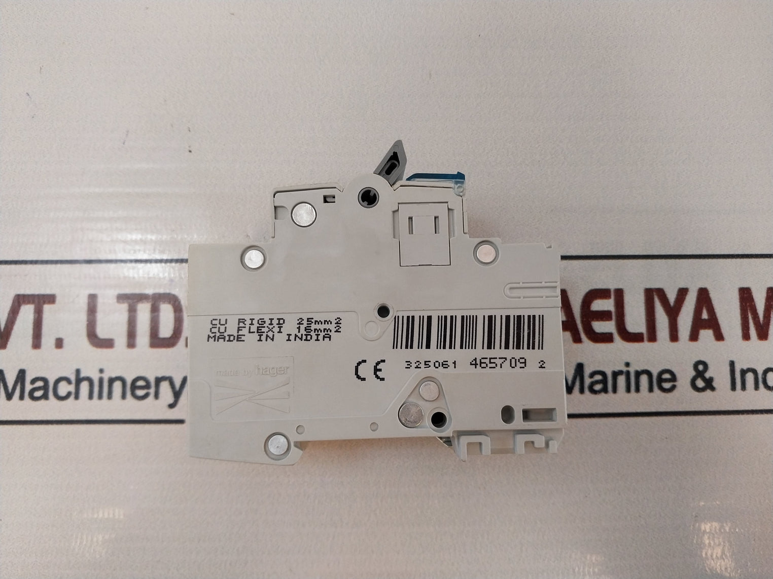 Hager ncn206n miniature circuit breaker 6a 2-pole