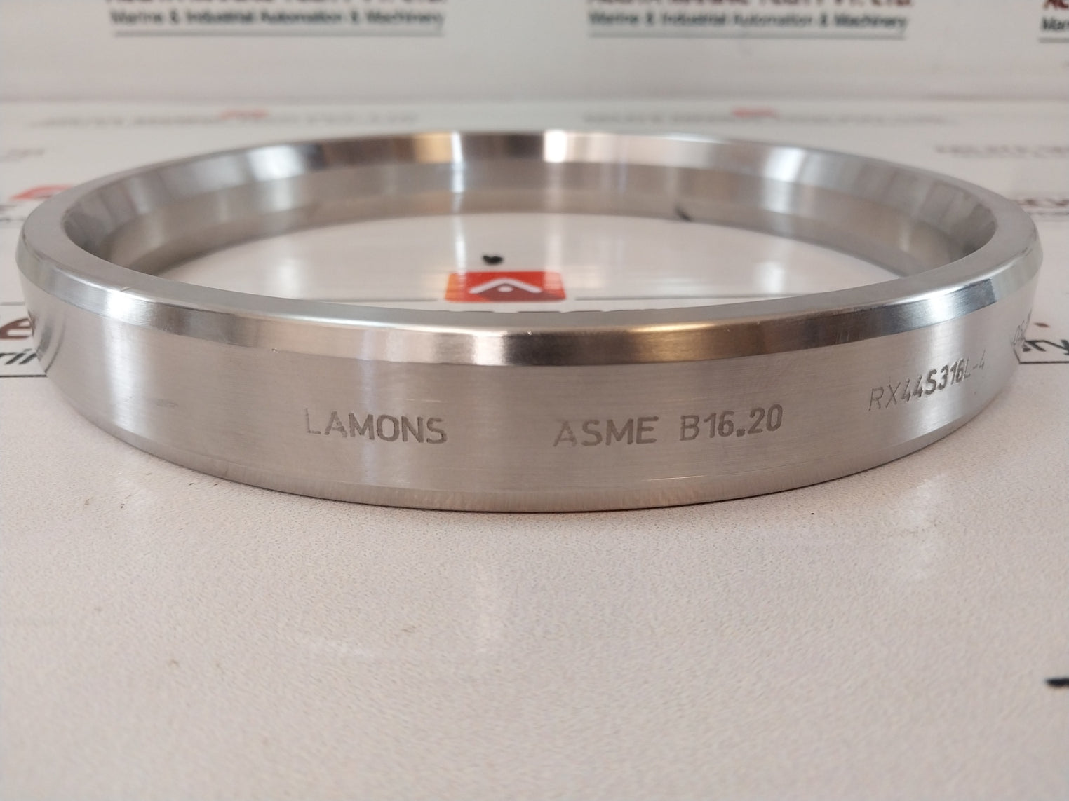 Lamons Asme B16.20 Gasket Ring Znipit0, 160Hb/83Rb Acab. Natural Polished
